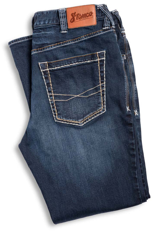 Stone Washed Memory Stretch Denim FR Jeans - Fearless Outfitters