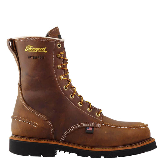Thorogood 1957 Series Waterproof 8″ Crazy Horse Moc Toe Maxwear 90™ - Fearless Outfitters