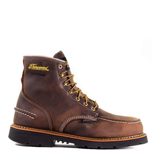 Thorogood 1957 Series Waterproof Safety Toe 6″ Crazy Horse Moc Toe Maxwear 90™ - Fearless Outfitters