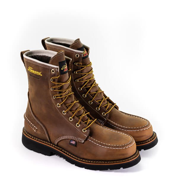 Cargue la imagen en el visor de la galería, Thorogood 1957 Series Waterproof Safety Toe 8″ Crazy Horse Moc Toe Maxwear 90™ - Fearless Outfitters
