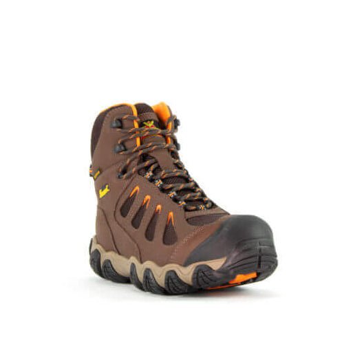 Thorogood Crosstrex Series Waterproof 6″ Brown Safety Toe Hiker - Fearless Outfitters