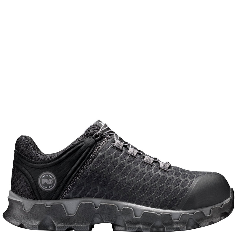 Cargue la imagen en el visor de la galería, Women&#39;s Powertrain Sport Alloy Toe Work Sneaker - Black - Fearless Outfitters
