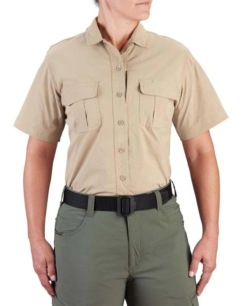 Cargue la imagen en el visor de la galería, Women&#39;s Summerweight Tactical Shirt - Short Sleeve - Fearless Outfitters
