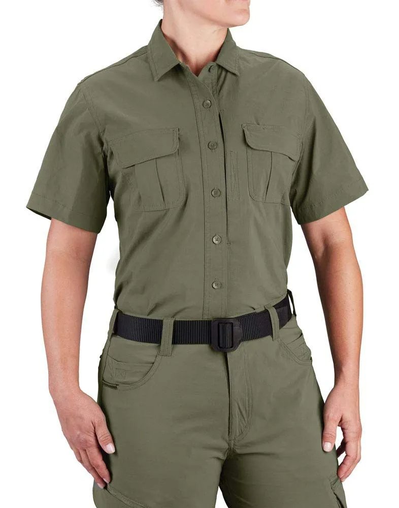 Cargue la imagen en el visor de la galería, Women&#39;s Summerweight Tactical Shirt - Short Sleeve - Fearless Outfitters
