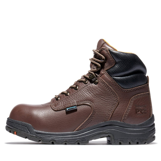 Women's TiTAN 6" Alloy Toe Waterproof Work Boot - Fearless Outfitters