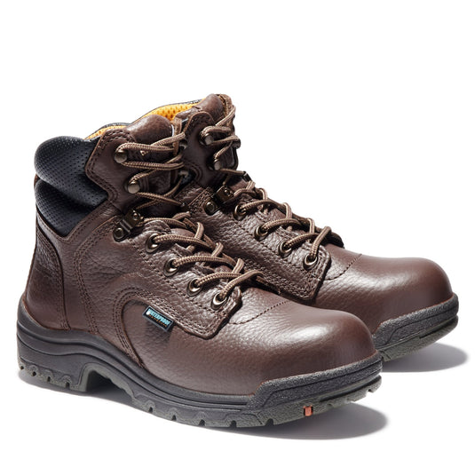 Women's TiTAN 6" Alloy Toe Waterproof Work Boot - Fearless Outfitters