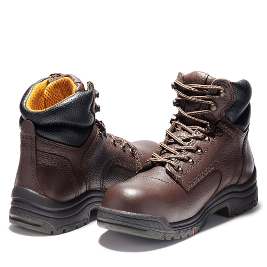 Women's TiTAN 6" Alloy Toe Waterproof Work Boot - Fearless Outfitters