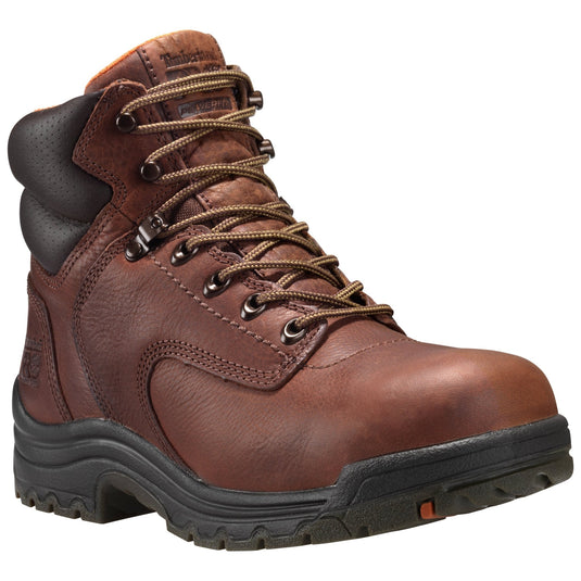 Women's TiTAN 6" Alloy Toe Work Boot - Coffee - Fearless Outfitters