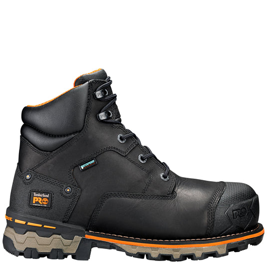 Men's Boondock 6" Composite Toe Waterproof Work Boot - Black