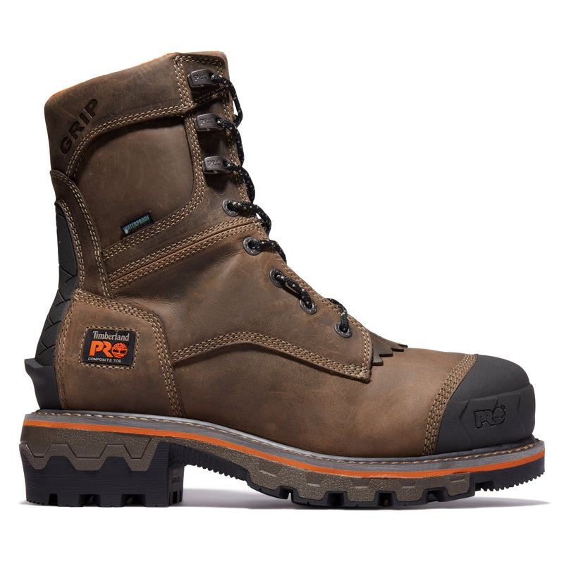 Load image into Gallery viewer, Men&#39;s Boondock HD 8-Inch Waterproof Comp-Toe Logger Boots
