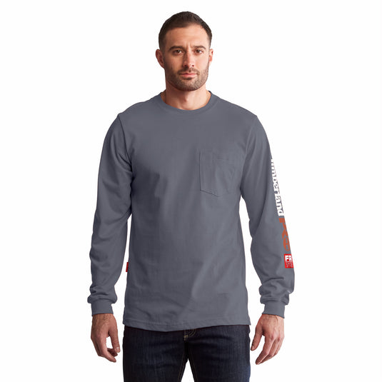 Men's Cotton Core Flame-Resistant Long-Sleeve T-Shirt