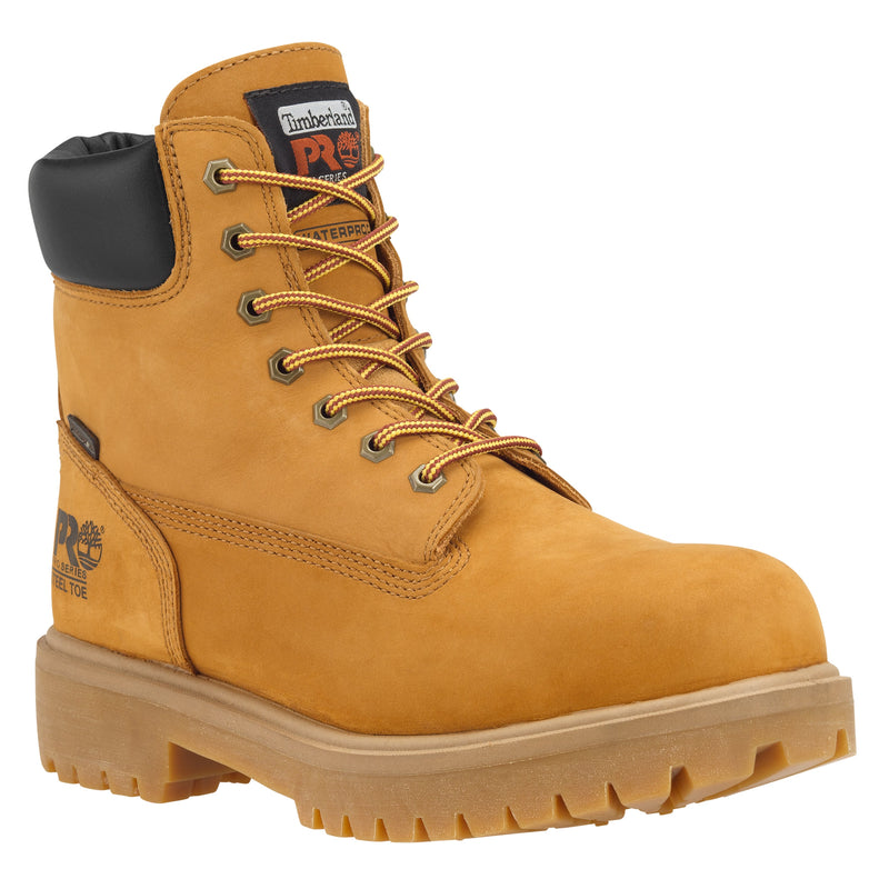 Load image into Gallery viewer, Men&#39;s Direct Attach 6&quot; Steel Toe Waterproof Work Boot - Wheat Nubuck
