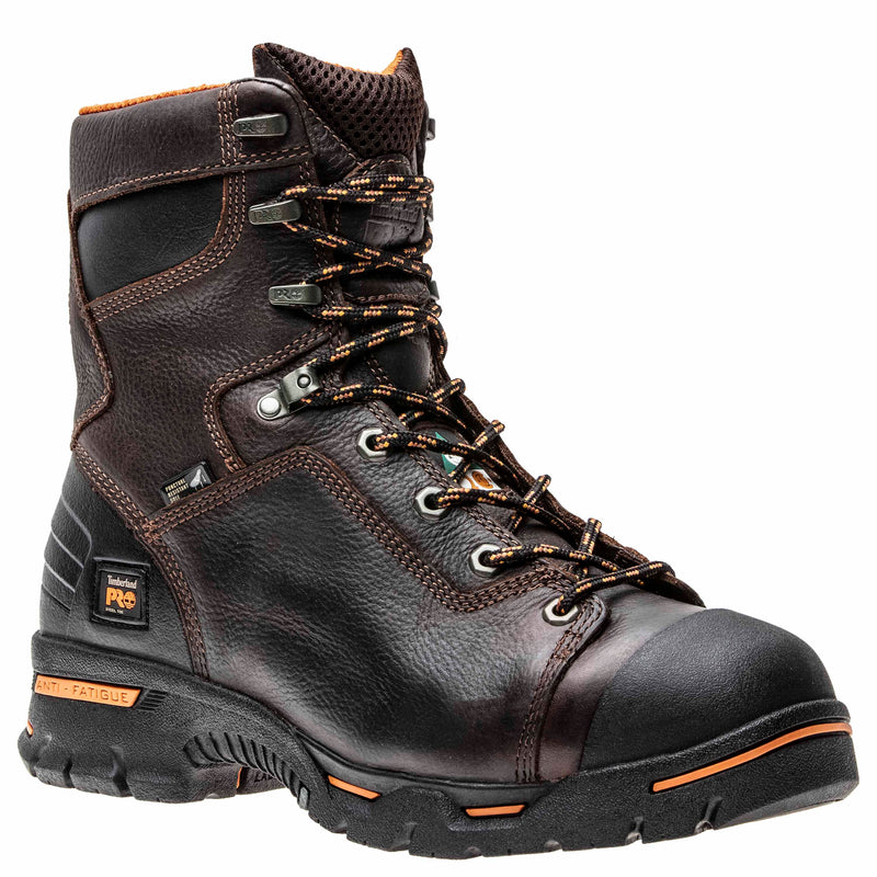 Load image into Gallery viewer, Men&#39;s Endurance 8&quot; Steel Toe Work Boot - Briar Brown
