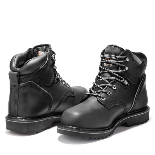 Men's Pit Boss 6" Steel Toe Work Boot - Black