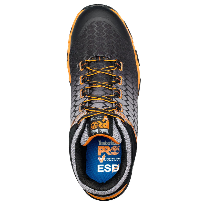 Load image into Gallery viewer, Men&#39;s Powertrain Sport Alloy Toe Work Sneaker - Grey/Orange

