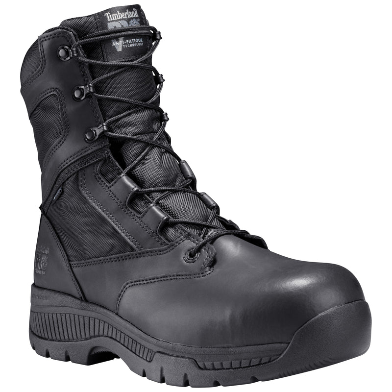 Load image into Gallery viewer, Men&#39;s Valor™ Duty 8-Inch Waterproof Side-Zip Comp-Toe Boots
